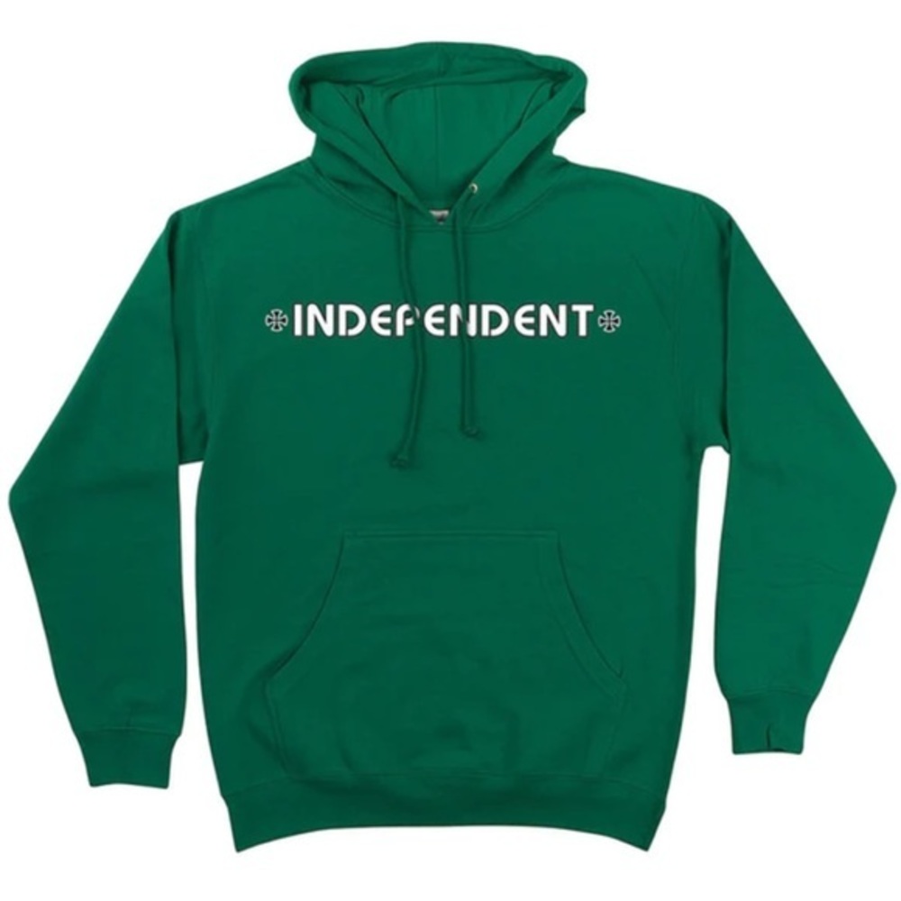Independent Bar/Cross Pullover Hoodie Men’s M - Kelly Green